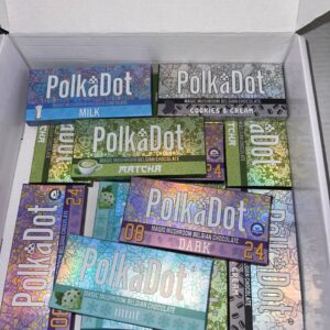 Polka dot Mushroom Chocolate Bars